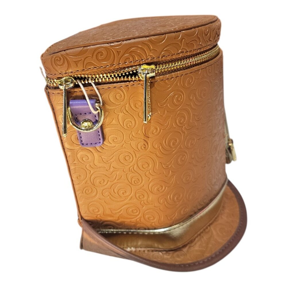 Loungefly Willy Wonka Golden Ticket Figural Hat Crossbody Bag (Limited Edition) - Picture 3 of 5